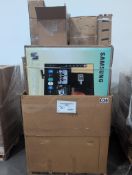 Samsung 65 inch TV, innovative body kit for a car, projector screen,￼ rob material, Armstrong countr