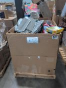 George Foreman grill, Lego, Dyson hair product pairs used, window insulation, pens, electric blanket