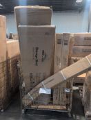 Smith machine attachment, storage shed, the art of living, Frigidaire top refrigerator, table, & Mor