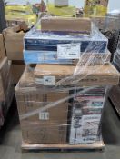 ￼￼ Coleman portable trip grill, shark lift away vacuum, massage sofa piece, TCL 32 inch TV, multiple