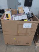 Dollhouse, batting, steam mop, hover board, towels, glassware, foot massager spa, YALE lock, lightin