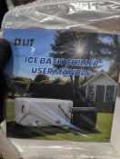 Under bar ice spin Regency, lit ice bath chiller