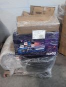 PHILODECO inverter mini split heat pump, large mattress, ROKU TV, miscellaneous furniture
