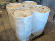 large plastic barrels