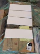 glazed ceramic tile in white