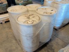 large plastic barrels