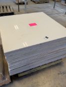 47x47 large tiles, over fifty pieces manufactured quartz