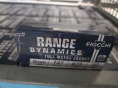 Shelf of 9 mm range dynamics