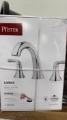 Bucket, broom handle, PFISTER faucets, mirror, seat covers, aqua Joe, greeting cards, plush Snoopy,