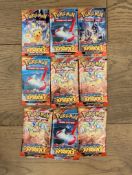 (9) Pokemon Scarlett and violet surging Sparks booster packs