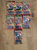 (7) Pokemon Mega evolution phantasmal flames booster packs