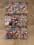 (9) Pokemon Mega Evolution booster packs