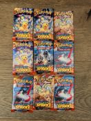 (9) Pokemon Scarlett and violet surging Sparks booster packs