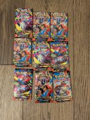 (9) Pokemon Mega Evolution booster packs