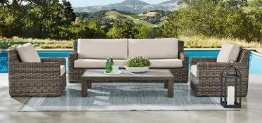 Halstead collection four-piece extra large seating set