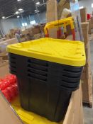 Storage totes, lightbulb changer, plastic Fencing, artificial trees, Flooring, science books, & More