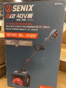SENIX snowblower, miscellaneous furniture, 32 inch Samsung hospitality grade TV, swimming pool, WISF