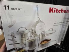 KitchenAid 11 piece cookware set