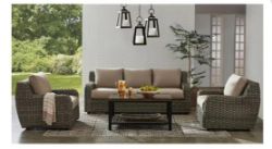 Athena collection four piece motion club and sofa deep seating set