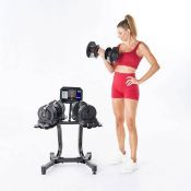 Echelon adjustable dumbbell 752 set with stand