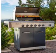 NXGRILL deluxe six burner gas grill
