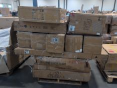 Miscellaneous furniture, collared eagle, sofa, & More