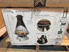 30 inch round wood-burning fire pit, CUISINART outdoors propane fire pit
