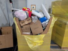 Big box store in the box: Adidas shoes, gas pen, detergent, pillows, disinfecting wipes, Skechers, c