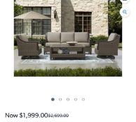 Saint Croix collection four piece deep seating set