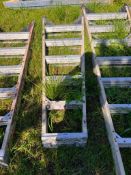 Werner fiberglass A-frame ladder-5'