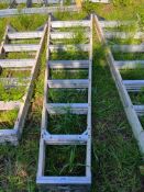 Werner fiberglass A-frame ladder-6'