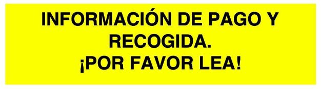 Recogida y pago