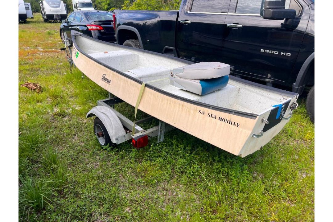 Gheenoe (12') with Shorelander Easy Loader Trailer - VIN# GHE844243212 - Image 9 of 21