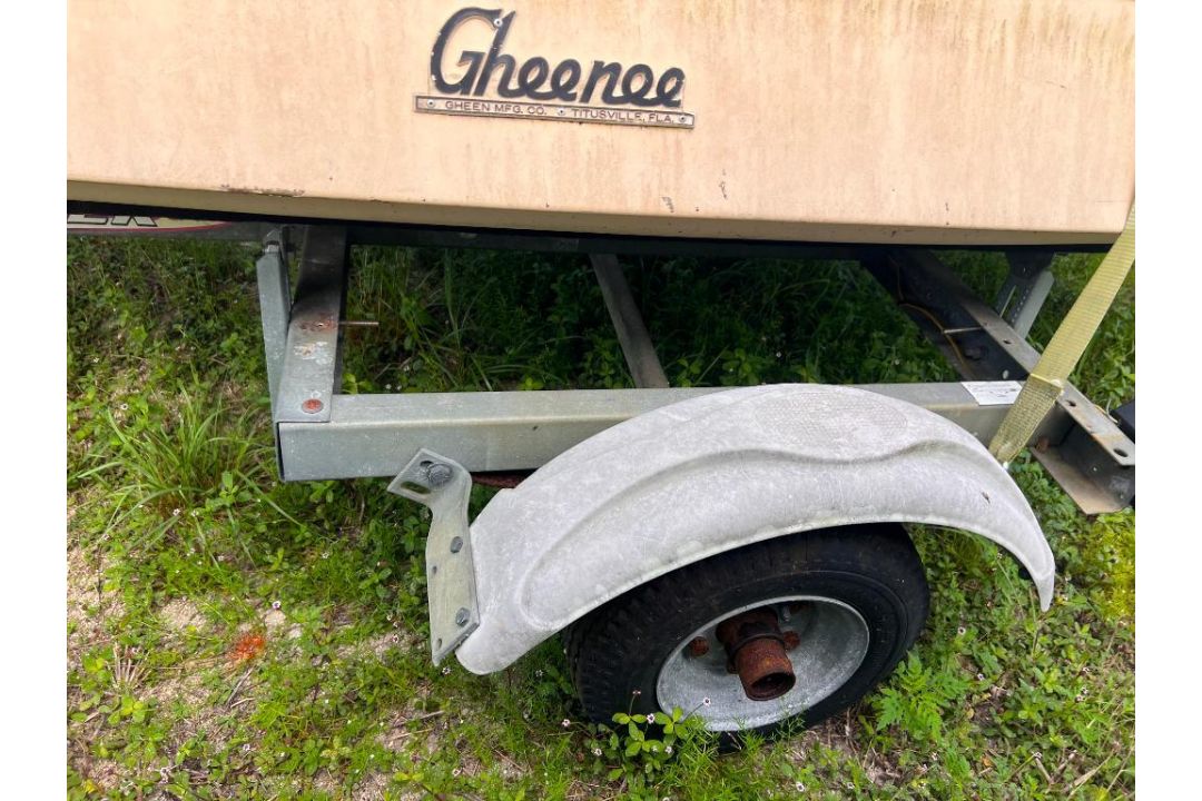 Gheenoe (12') with Shorelander Easy Loader Trailer - VIN# GHE844243212 - Image 21 of 21