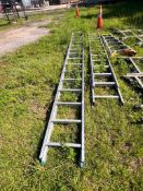 Werner aluminum extension ladder-24'