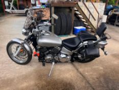 2014 Yamaha XVS650 Motorcycle, VIN # JYAVM01E3EA139993