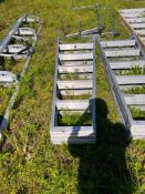Werner aluminum A-frame ladder-5'