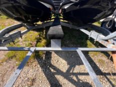 Performance single axle, dual jet ski trailer, VIN#PWDV2 6