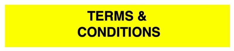 Terms & Conditions - Please Read!