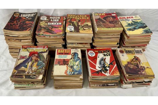 PICTURE LIBRARY - A box of c.300 issues of Picture Library comics ...