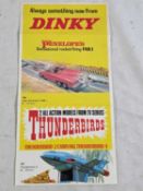 Gerry Anderson - original 1969 DINKY new models leaflet featuring FAB 1 and Thunderbird 2 to the