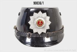DDR Tschako Polizei (ab Mai 1960), Emblem, Sturmriemen, Lederinnenfutter, Größe 55, ...