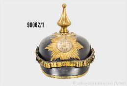 Hamburg Pickelhaube für Polizei, komplett mit Spitze, ohne Doppellöcher, ...