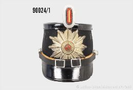 Bremen Tschako Polizei, komplett mit Emblem, Sturmriemen und Feldzeichen, ...
