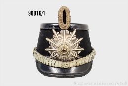 Preußen Weimarer Republik Tschako für Polizei Offiziere, komplett mit Emblem, ...