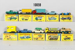 Matchbox 10 Modellfahrzeuge Nr. 43, 44, 45, 46, 47, 49, 50, 51, 52 und 53, 1:66, ...