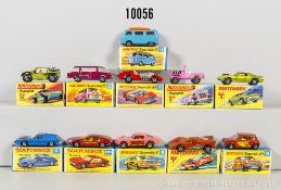 Matchbox 11 Modellfahrzeuge, überwiegend Superfast, Nr. 2, 5, 7, 8, 9, 13, 19, 20, 22, ...