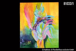 Gaby Bürner (geboren 1948 in Baden-Baden) "A Taste of Summer", abstrakte Komposition, ...