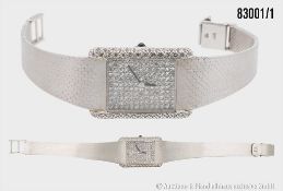 Ebel Golduhr 750 WG, mit Diamanten 8/8, ca. 2,63 ct, w-vs, Gesamtgewicht ca. 55 g, L ...