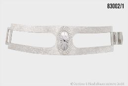 UTI Paris Luxusuhr, mit Saphirglas, Goldarmreif 750 WG, mit 74 Brillanten, ca. 1,48 ct, ...